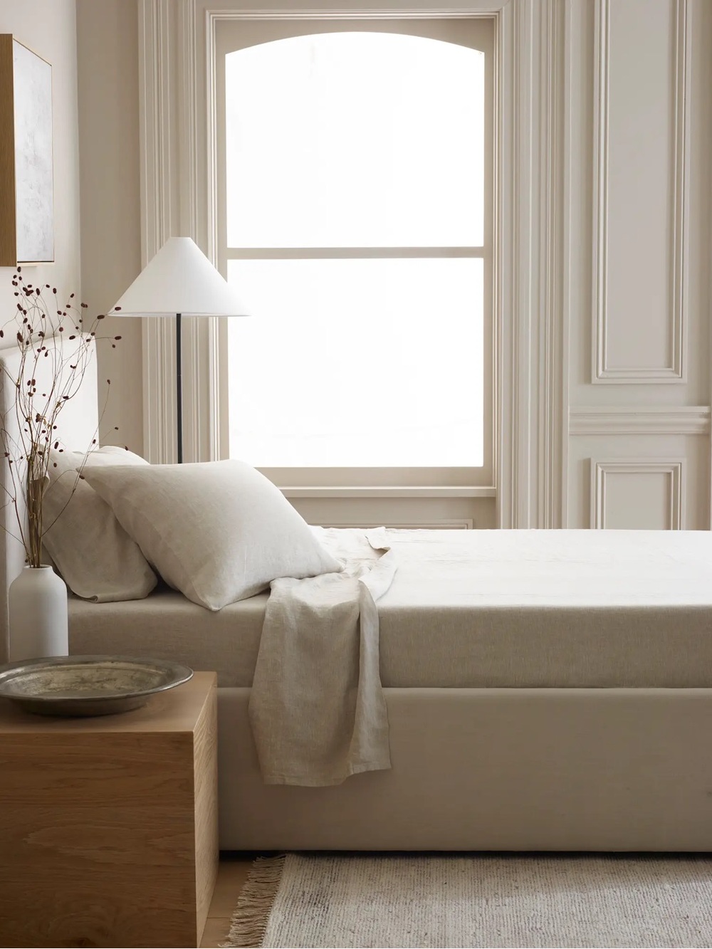 NEW Quince QUEEN Natural Chambray European Linen Sheet Set $184 LAST SET